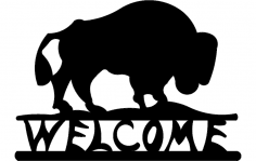 Buffalo Hoş Geldiniz dxf Dosyası