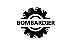 Bombardier Logo dxf Dosyası