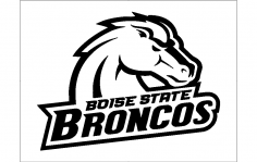 Boise State Broncos dxf Dosyası