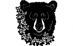 Ayı çiçeği dxf dosyası