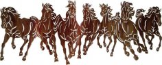 Cavalli (Atlar) dxf Dosyası