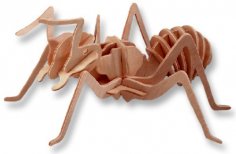 Karınca 3D yapboz dxf Dosyası