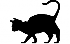 Kedi dxf Dosyası