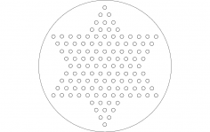 Çin daması dxf dosyası