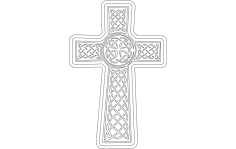 Kilise Haçı dxf Dosyası