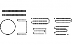 Cribbage dxf Dosyası