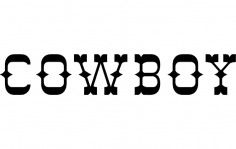 Kovboy dxf Dosyası