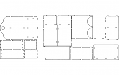 Çay Evi Çift Katlı dxf Dosyası