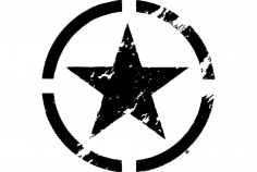 Askeri Yıldız dxf Dosyası