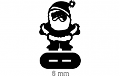 Noel Baba Standı (6mm) dxf Dosyası