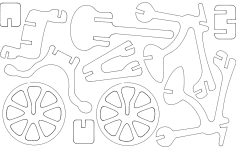 Bisiklet dxf Dosyası