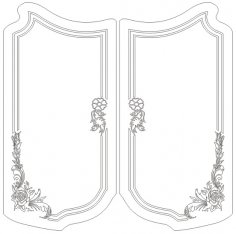 Izgara Tasarımı dxf Dosyası