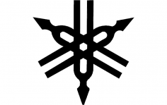 Yamaha Logo Vektör dxf Dosyası