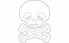 Kafatası Anahattı DXF Dosyası
