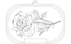 Gül dxf Dosyası