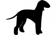 Siluet Köpek dxf Dosyası