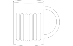 Martini Bardağı dxf Dosyası