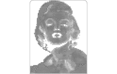Marilyn Monroe dxf Dosyası