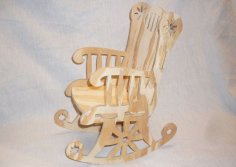 Sallanan Sandalye CNC Projesi 1/8 İnç Uç dxf Dosyası