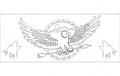 Yerli Amerikan Tasarımı dxf Dosyası