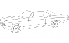 Impala Araba dxf Dosyası