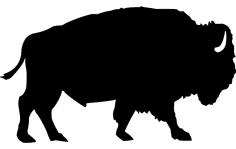 Buffalo Silueti dxf Dosyası