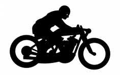 Toprak Pist Motosiklet dxf Dosyası