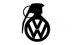 Volkswagen El Bombası dxf Dosyası