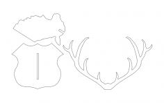 Geyik Başı 3D DXF Dosyası