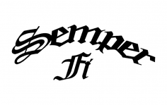Semper Fi DXF Dosyası