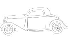 34 Chevy DXF Dosyası