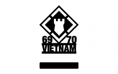 20. Mühendisler 69-70 Vietnam w-stand dxf Dosyası