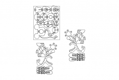 Mickey DXF Dosyası