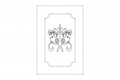 Kapı Tasarımı dxf Dosyası