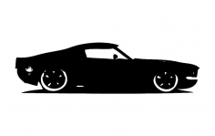 1967 Ford Shelby GT 500 dxf Dosyası