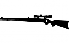 Tüfek DXF Dosyası