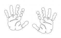 Hands Better dxf Dosyası