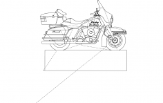 Harley Davidson Profil DXF Dosyası