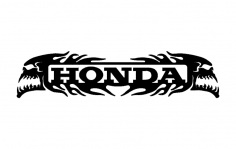 Honda Kafatasları dxf Dosyası