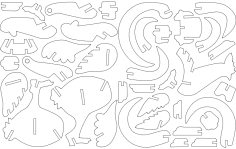 Horoz 3D DXF Dosyası
