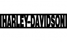 Harley Davidson Word dxf Dosyası