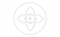 El arabası tekerleği dxf dosyası