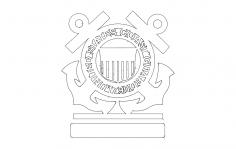 ABD Sahil Güvenlik dxf Dosyası