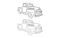 Kamyon 4 dxf Dosyası