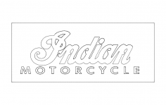 Hint Motosiklet Logosu dxf Dosyası