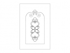 Kapı Desen dxf Dosyası