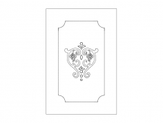 Kapı dxf Dosyası Desenleri