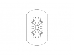 Desenli oda bölücü dxf Dosyası
