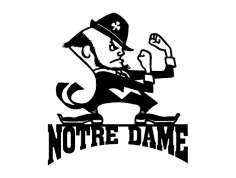 Notre Dame ve Adam DXF Dosyası