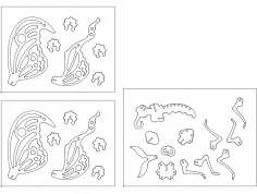 Falter 1 dxf Dosyası